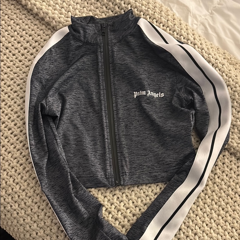 Palm Angels Gray Track Jacket